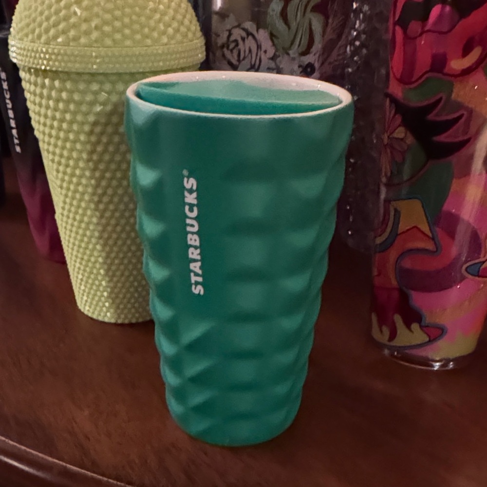 Starbucks Textured teal Tumbler